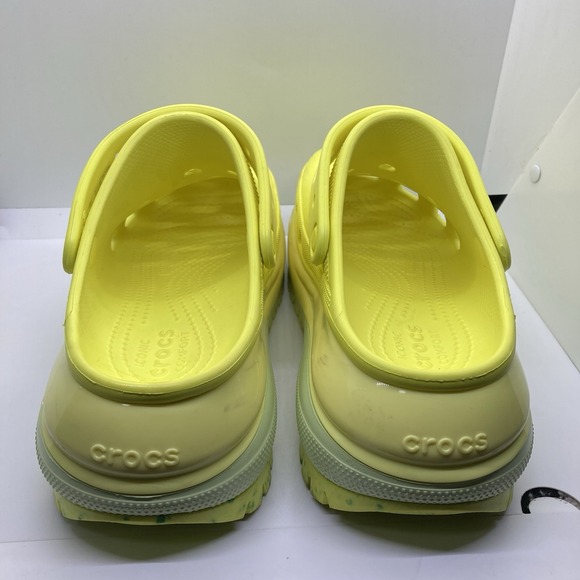 Crocs Classic Mega Crush Clog Womens 10 Platform SlipOn Sandal Yellow Mens 8 - Picture 6 of 11